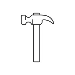 hammer tool isolated icon