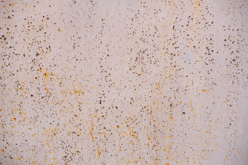 Fototapeta na wymiar Old with rust and cracked metallic rough surface