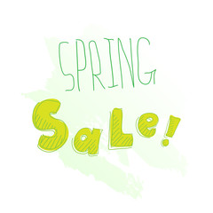 Spring sale banner