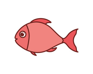 fish pattern isolated icon