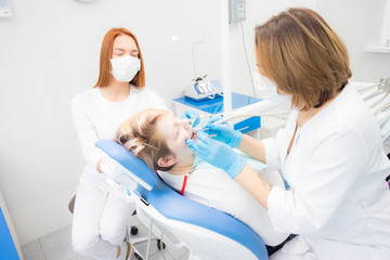 pregnant woman in dentist office, dental treatment for pregnant women