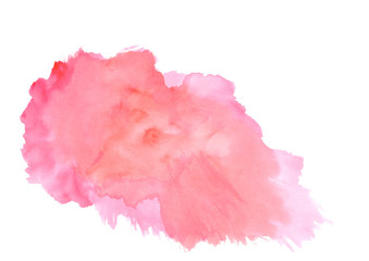 Fototapeta premium watercolor red shade.Colorful watercolor stains.A model for the design and texts