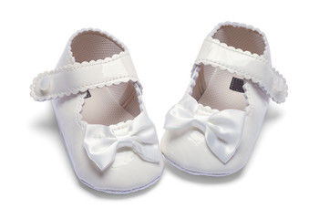 Girls Baby Shoes Pointed In