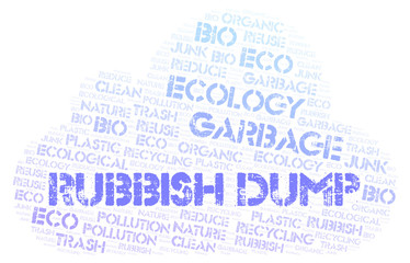 Rubbish Dump word cloud.