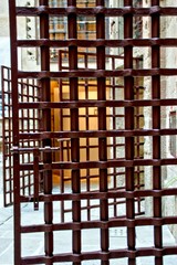 Inside old prison in Oporto, Portugal