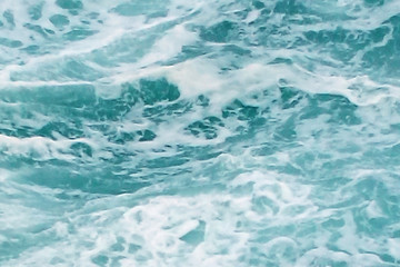 sea ​​water texture with white foam for background