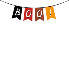 Boo - Halloween poster/ banner
