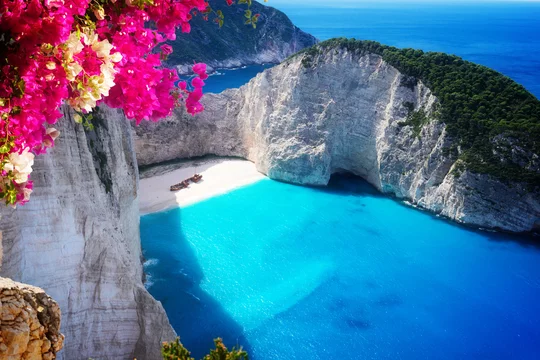 Beautiful lanscape of Zakinthos island
