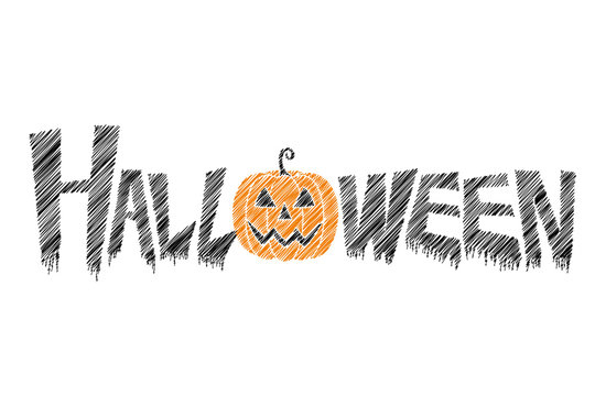 Halloween typography