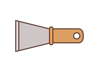 spatula tool isolated icon