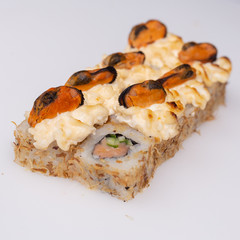 Sushi, rolls, fish, rice