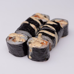 Sushi, rolls, fish, rice