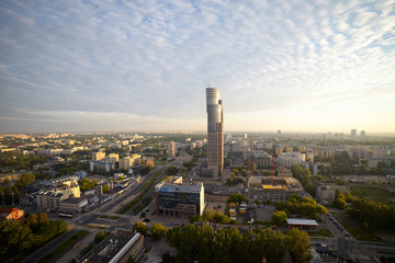 Skyscraper in the morning