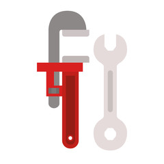construction tools isolated icon