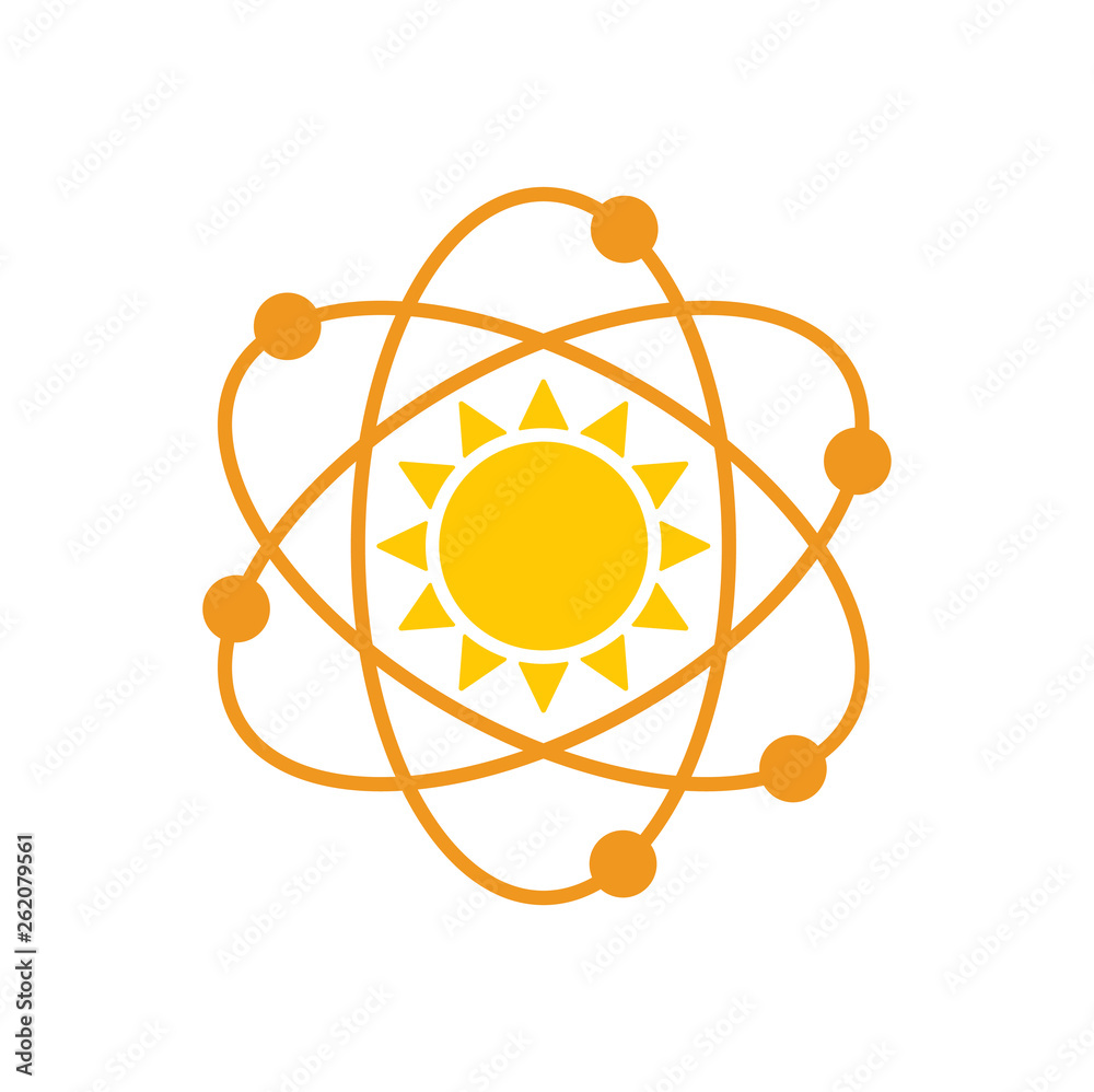 Poster sun icon on background for graphic and web design. simple vector sign. internet concept symbol for w