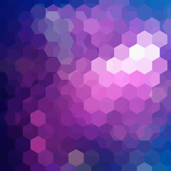Fototapeta na wymiar Background of blue, purple geometric shapes. Mosaic pattern. Vector EPS 10. Vector illustration