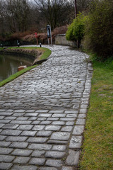 Cobbled path