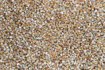 raw barley groats healhty food background