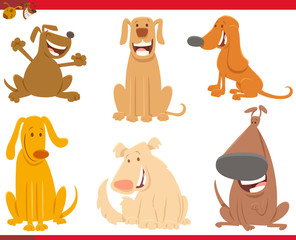 Fototapeta premium dogs or puppies animal characters set