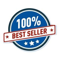 Best Seller label illustration