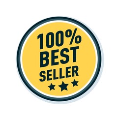 Best Seller label illustration