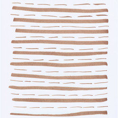 set of brown smears with a freehand alcohol marker evenly thick and thin