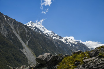 Mount Cook vom Tasman Valley Neuseeland