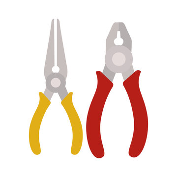 plier tool isolated icon