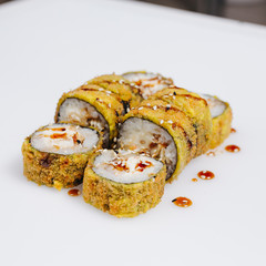 Sushi, rolls, fish, rice