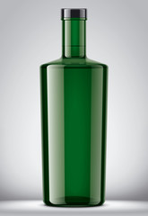 Bottle mockup on background. 