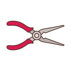 plier tool isolated icon