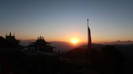 Sunrise in Namobuddha