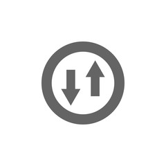 Arrow, opposite icon. Element arrow icon. Premium quality graphic design icon. Signs and symbols collection icon for websites, web design, mobile app