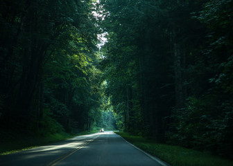 Fototapeta premium light at end of the road