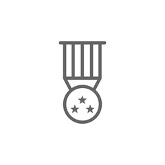 Medal, Award, USA icon. Element of 4th of july icon. Thin line icon for website design and development, app development. Premium icon