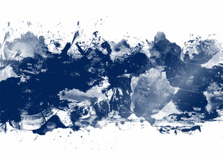 Obraz premium Abstract blue watercolor background for graphic design
