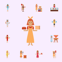 yeast, bakery color icon. Bakery icons universal set for web and mobile