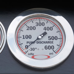 Fire engine valves and gauges