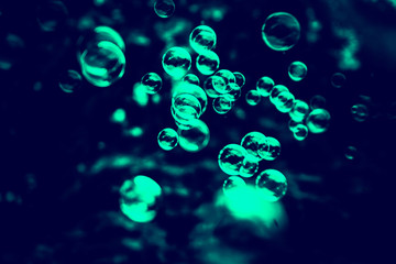 Beautiful colorful black and white soap bubbles texture background and wallpaper