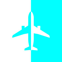 Obraz premium Aircraft. Vector drawing. Background. Texture.