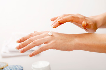 hands and feet manicure pedicure spa 