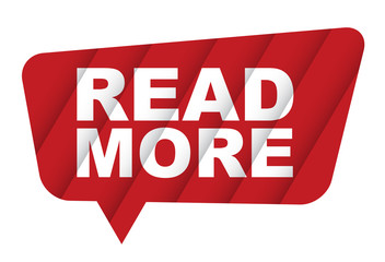 red vector banner read more