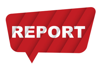 red vector banner report