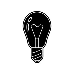 Fototapeta premium bulb icon. Element of Banking for mobile concept and web apps icon. Glyph, flat icon for website design and development, app development