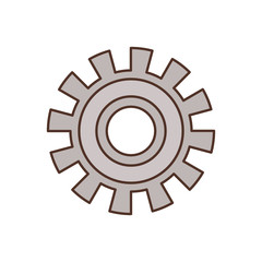 gearwheel tool isolated icon