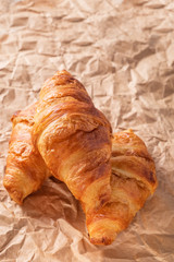 fresh baked croissant
