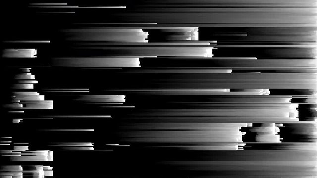 Abstract seamless loop animation of pixel sorting pattern glitch effect. Use in music video, transitions, broadcast, podcast, LED screens, audiovisual performance, , game design, VJ loops.