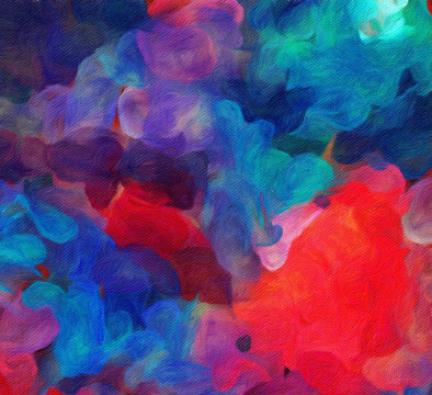 Oil pastel drawing. Abstract color background. Fine art print. Impressionism style abstraction. Modern surrealism painting. Good as wall decor poster. Stock. Surreal design. Handmade texture template.