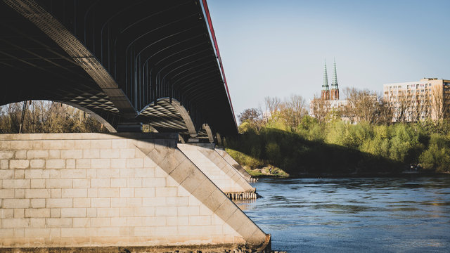  most na rekoy visla  bridge on the river Vistula