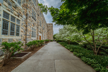 Virginia Tech campus in Blacksburg Virginia